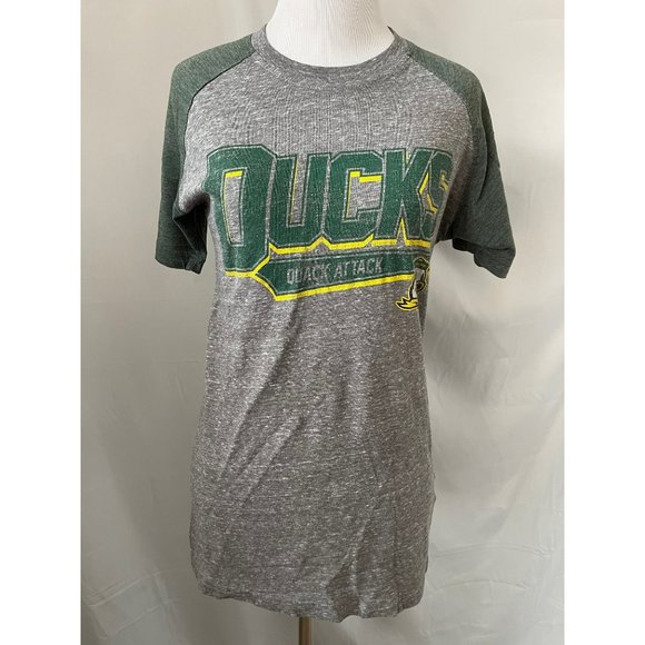 Knights Apparel Tops - Knights Apparel Gray/Green/Yellow Ducks Quack Attack Short Sleeve Tee